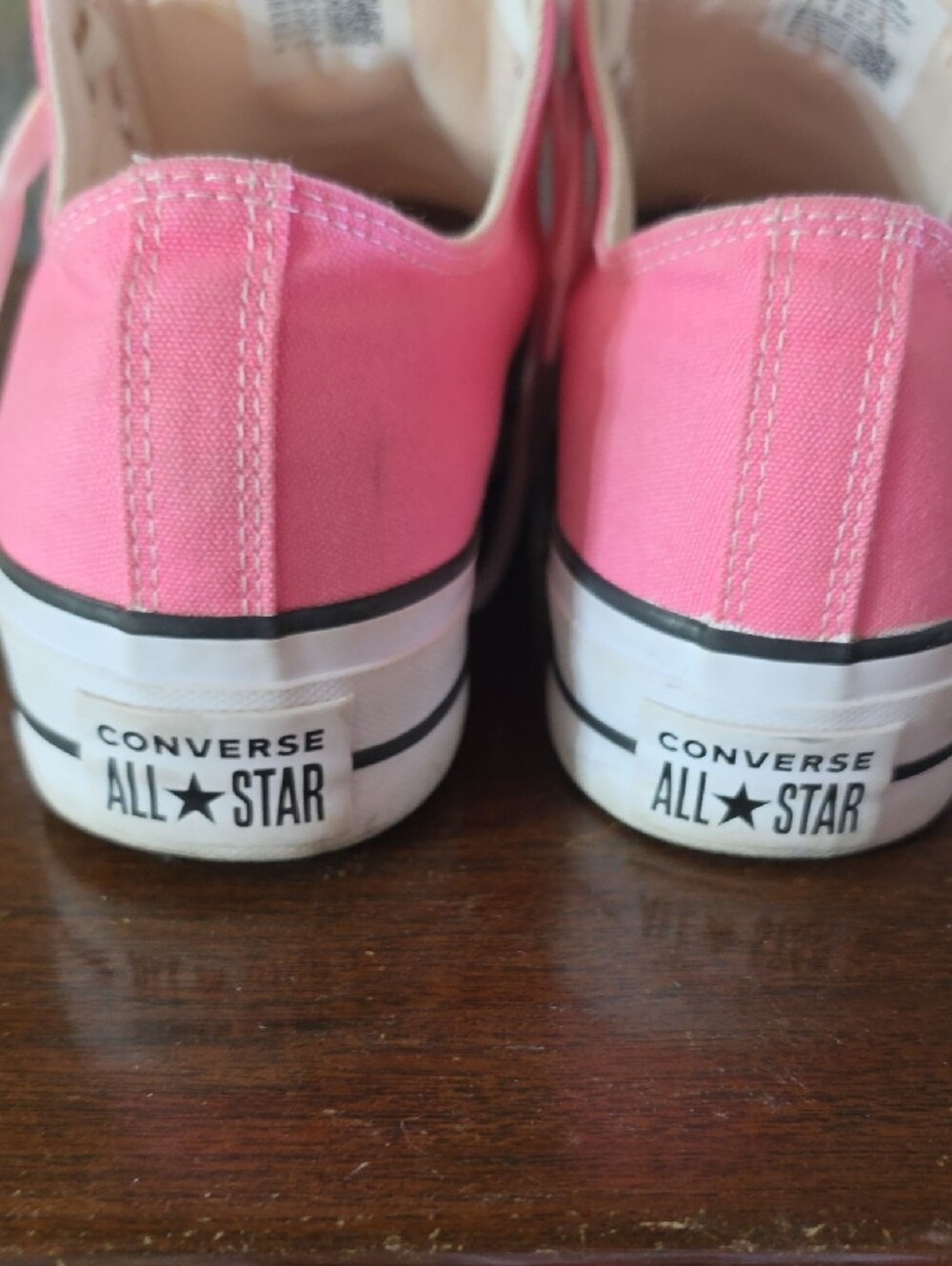 Converse All Star Lift Pink Low-Top Canvas Sneakers - Picture 6 of 7